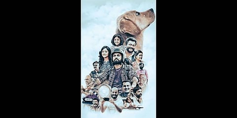 A still from 777 Charlie