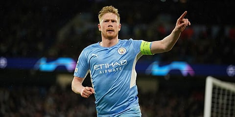 Manchester City forward Kevin De Bruyne (Photo | AP)