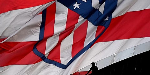 Atletico Madrid flag (Photo | AFP)