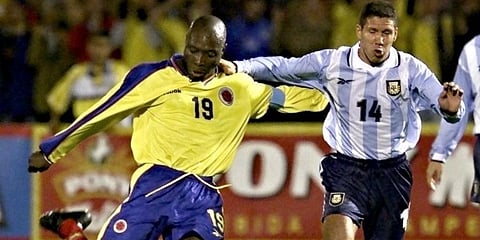 Former Colombian star midfielder Freddy Rincon (Photo | AFP)