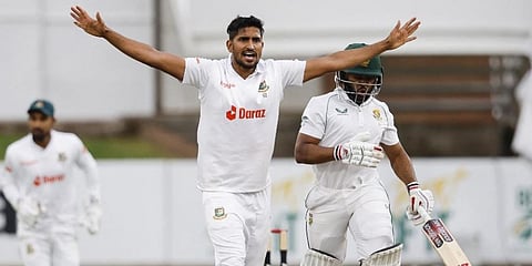 Bangladesh pacer Khaled Ahmed (Photo | AFP)