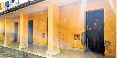 Wards that resemble prison cells are where patients are housed in Government Mental Health Centre at Oolampara in Thiruvananthapuram