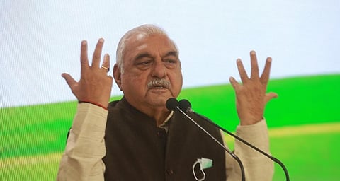 Senior Congress leader Bhupinder Singh Hooda (File Photo |Shekhar Yadav, EPS)