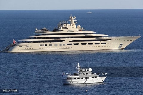 Luxuary Superyatch Dilbar. ( Photo | AFP)