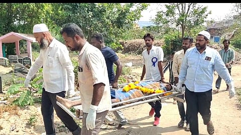 The photos of this were widely circulated on social media platforms.