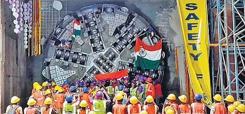 TBM Lavi achieves a breakthrough at MG Road Station on Friday | Express