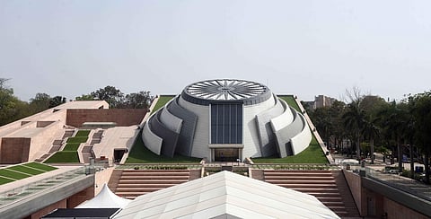 Prime Minister Narendra Modi inaugurated the Pradhanmantri Sangrahalaya, a museum dedicated to all 14 former Prime Ministers of India since Independence. (Photo | Parveen Negi, EPS)