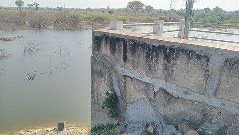 The dam which is under construction in Kottarai village | Express