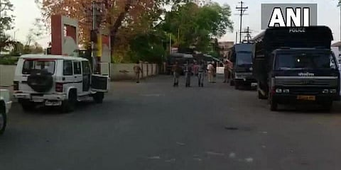 The timely intervention by SRPF and local police brought the situation under control in Amravati's Achalpur. (Photo | ANI)