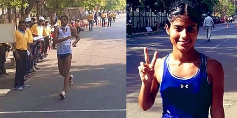 Juned Khan of Haryana and Ramandeep Kaur of Punjab. (Photo | Twitter/ ians india)