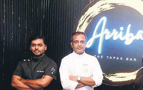 Shyamal Raju, executive chef at Arriba The Tapas Bar . ( Photo | EPS)
