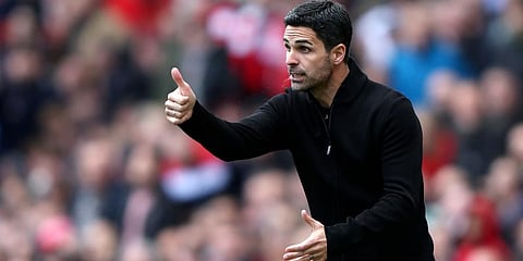 Arsenal gaffer Mikel Arteta (Photo | AP)