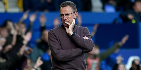 Manchester United interim manager Ralf Rangnick (Photo | AP)