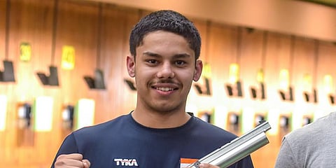 Indian pistol shooter Vijayveer Sidhu (Photo | PTI)