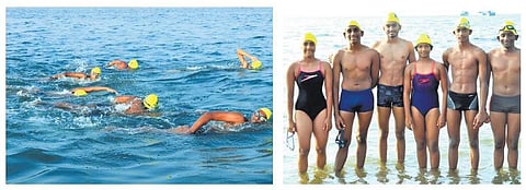 Six students, including two girls, from AP will swim from Talaimannar (Sri Lanka) to Dhanushkodi (India) | Express