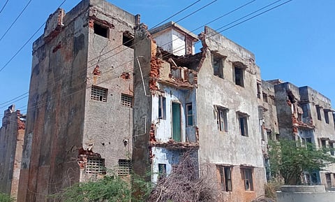 Abandoned housing board buildings in Thoothukudi turn hooligans' paradise, neighbours on edge