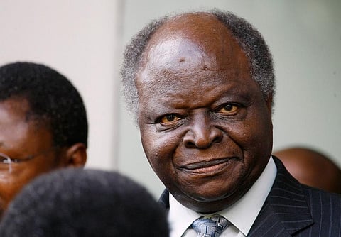 Former Kenyan President Mwai Kibaki . (Photo | AP)