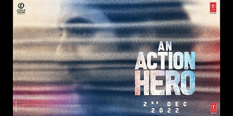 Poster of Anirudh Iyer's 'An Action Hero'.(Photo | Twitter)