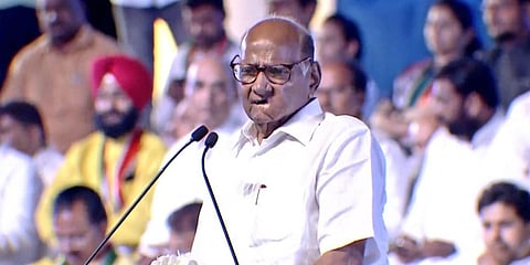 NCP supremo Sharad Pawar (Photo| Twitter)