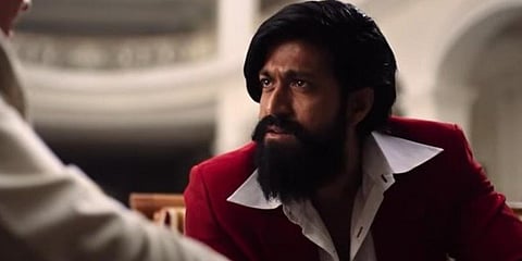 A still from Yash-starrer 'KGF 2'.