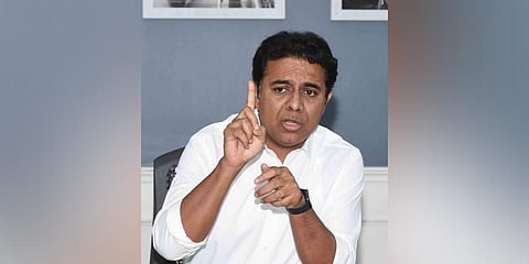 KT Rama Rao, IT & Industries Minister (Photo | RVK Rao, EPS)