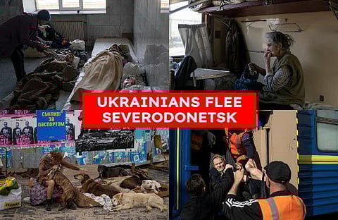 Desperate evacuation attempts in Severodonetsk were underway as authorities warned of an imminent Russian offensive, following the devastation around Kyiv that shocked the world. (Photo | AP)