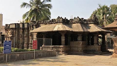 Saraswathi matha, Trikuteshwara temple, Gadag (Kalyan Chalukya period, late 11th–early 12th century). (Photo | Express)