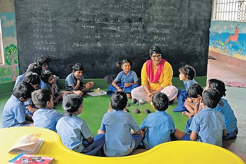 At present, 80 tribal children study in the school and 450 have passed out, says Revathi | Express