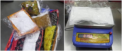 The drug seized at Bengaluru International Airport.