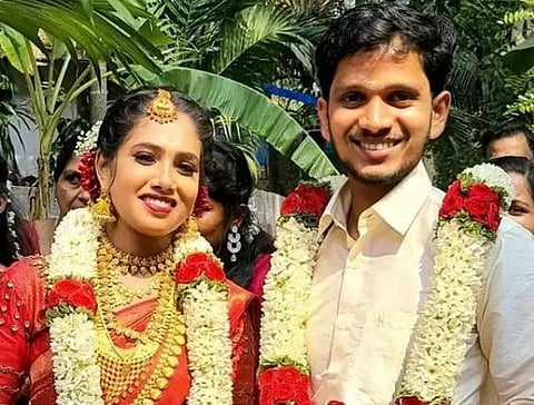 The couple had tied the knot on March 14 (Photo | Special arrangement)