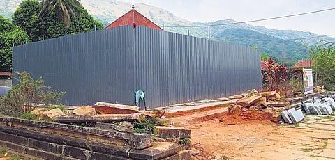 The renovation of Thirunelly Maha Vishnu temple progressing in Wayanad|Express