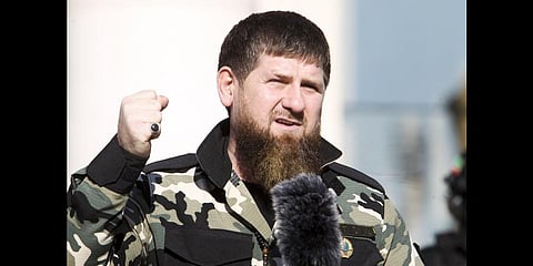 Ramzan Kadyrov, leader of the Russian province of Chechnya.(Photo | AP)