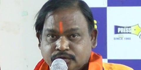 National SC Reservation Parirakshana Samithi leader Karne Srisailam (Photo| EPS)