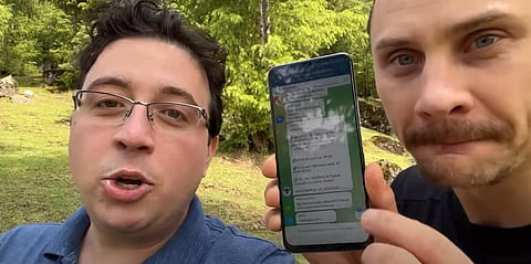 The YouTubers gained access to a secret group comprising over 50,000 people employed by such call centres across India (YouTube screengrab | Mark Rober/Trilogy Media/Jim Browning)