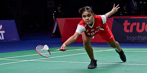 Indonesian badminton star Bilqis Prasista (Photo | AFP)