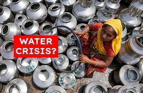 As a result of poor rainfall in Gujarat over the last year, people in the state stare at an acute water shortage. (Photo | AP)