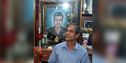 Major Sandeep Unnikrishnan's father K Unnikrishnan. (Photo| EPS)