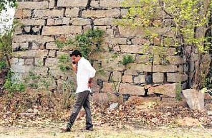 IT Minister KT Rama Rao speaks to Chief Minister K Chandrasekhar Rao during his visit to Konapur, the village of his grandmother, on Tuesday 