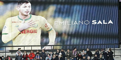 Nantes retired the No. 9 as a tribute to Emiliano Sala, who scored 48 goals in 133 appearances for the club. (Photo | AP)