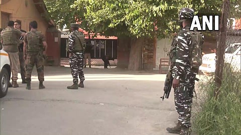 The injured was immediately brought to SMHS Hospital, Srinagar for treatment where he succumbed to his injuries. (Photo: ANI Twitter)