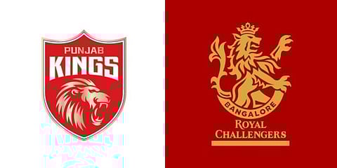 Punjab Kings vs Royal Challengers Bangalore. (Photo| Twitter)