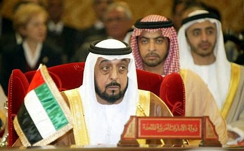 UAE President Sheikh Khalifa bin Zayed Al Nahyan (Photo | AFP)