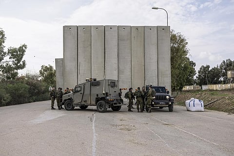 Israeli soldiers deploy on the Israel and Gaza border, Wednesday, Dec. 29, 2021. (Photo | AP)