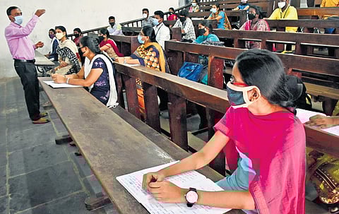 College students in class. (File photo| EPS)