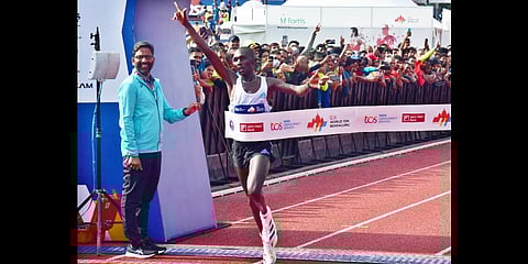 Kenya’s Nicholas Kipkorir.(Photo | Shriram BN)
