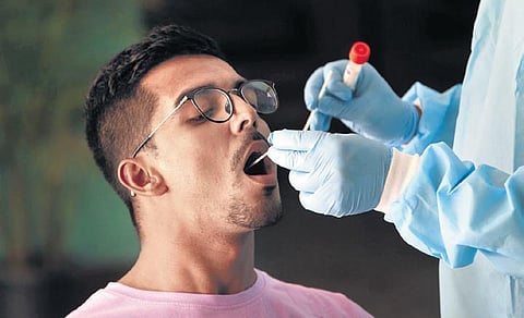 As many as 26,647 Covid tests were conducted in the city  (Photo | Shekhar Yadav)