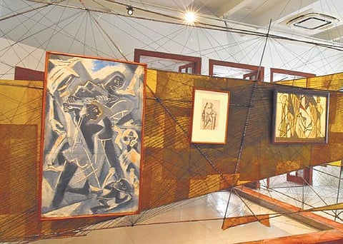 Works on display at the NGMA gallery