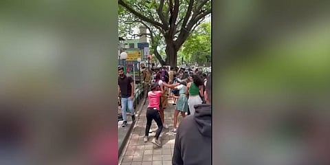 Two gangs of girls allegedly from Bishop Cotton Girls' School were seen physically fighting | Express