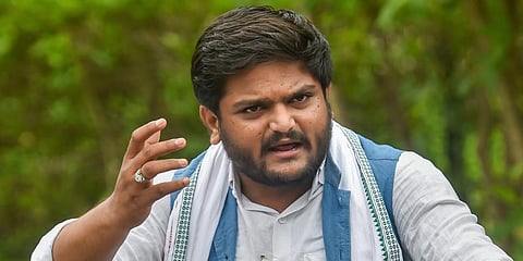 Hardik Patel. (Photo | PTI)