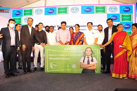 P&G entered into an MoU with the Telangana government to partner in the area of menstrual health and hygiene education.